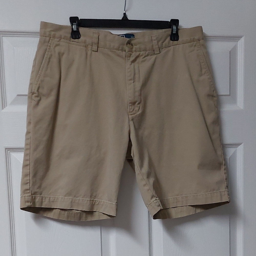 Polo by Ralph Lauren Tan Flat Front Shorts